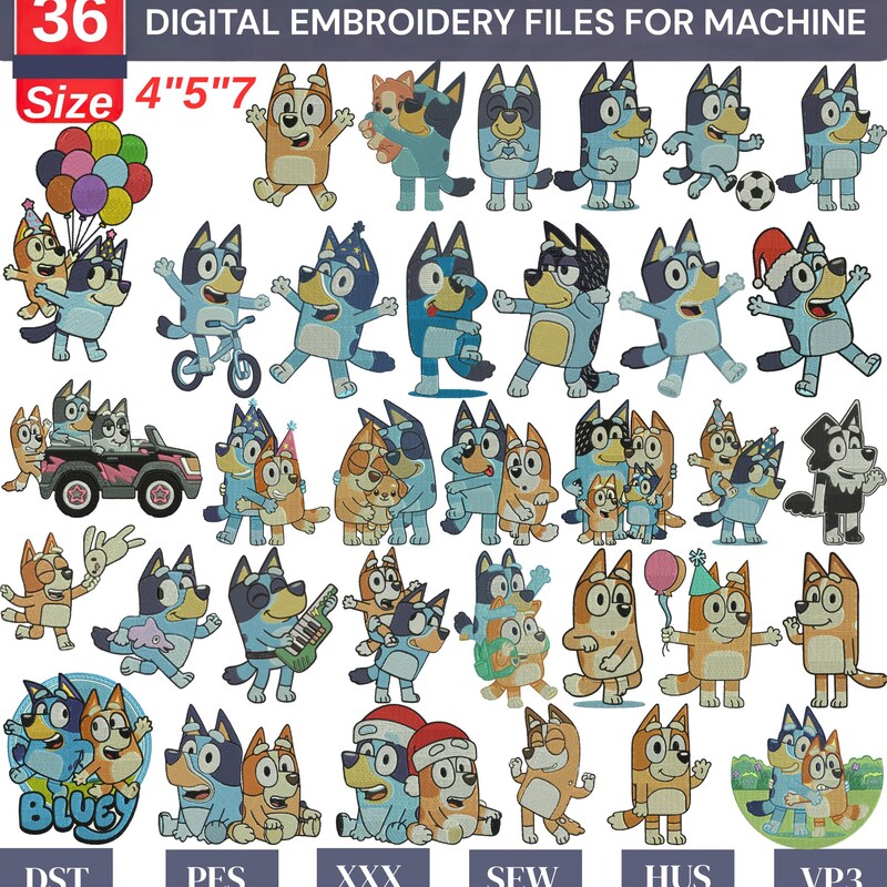 Bluey Tshirt Designs - Etsy