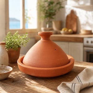 Handmade Moroccan Tagine | Traditional Terracotta Clay Cooking Pot