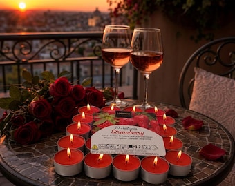 Scented Tea Light Candles Set – Long Lasting 4.5 Hours – Colorful Aromatic Tealights – Home Decor & Relaxation Candles