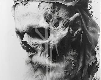 Skull King Dark Art Tattoo References Horror Design Pack 10 High Resolution Images Digital Download