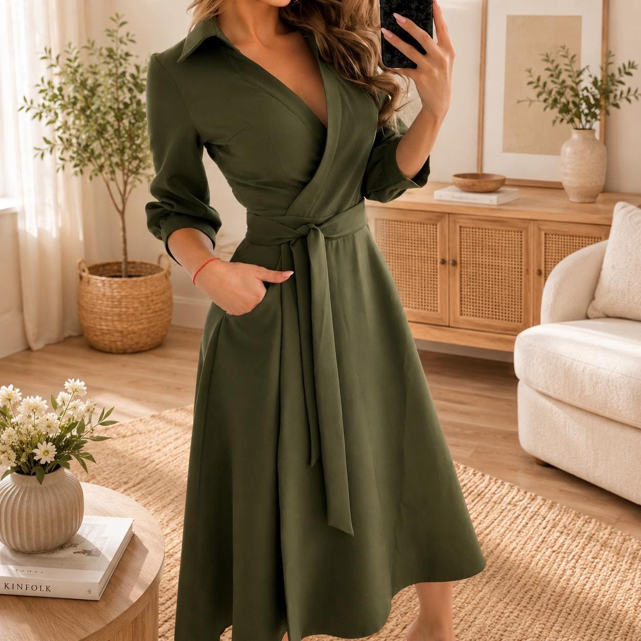 silk knee length dress Knee-Length Slip Black / M Size:EU40 DÉHANCHE HOLLYHOCK RIVET BELT INFLUENCER 39 inches or 90