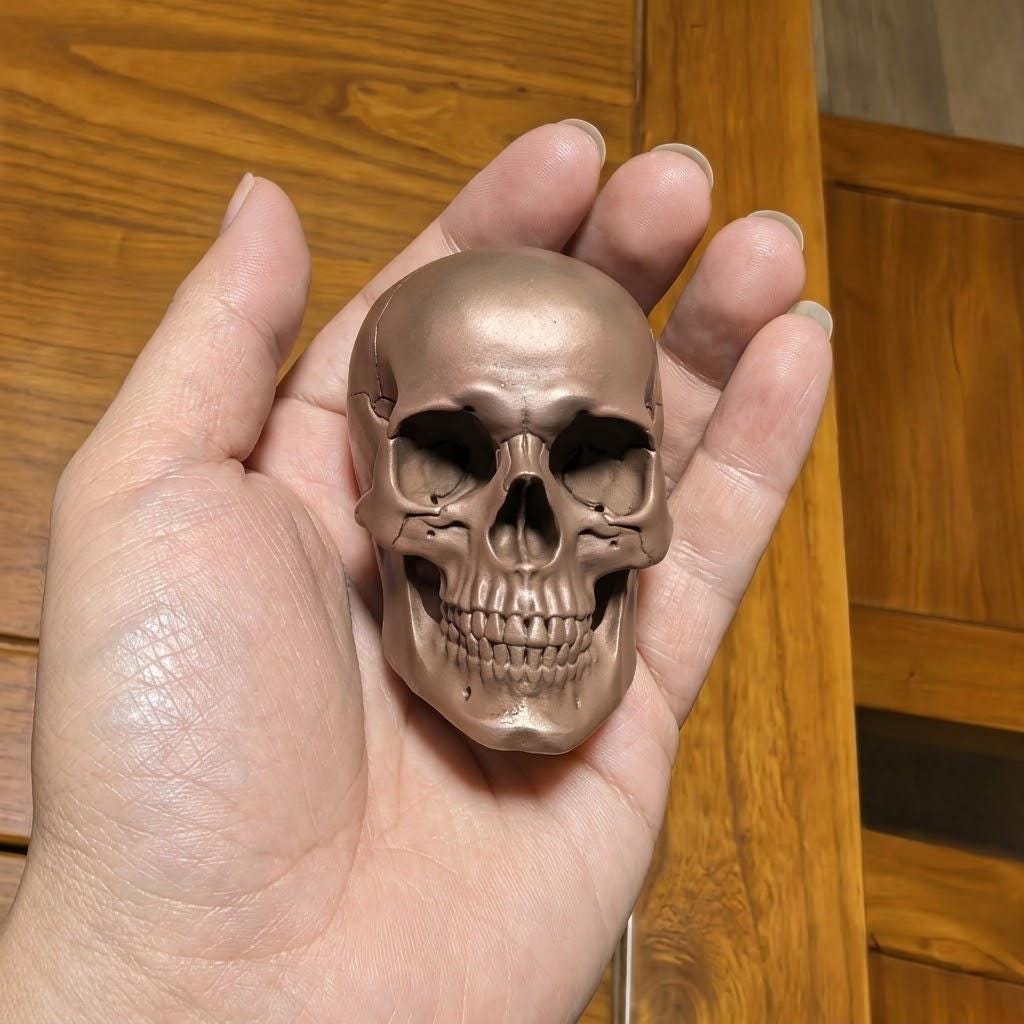 Brass Skull - Etsy
