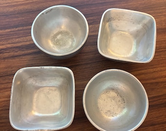 Skålar i sterlingsilverplätering