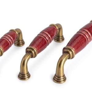 Porcelain Knob Button 96 128 160mm, Elegant & Durable Home Decor, Drawer Pull Set - Modern Design, Vintage Style,  Unique Gift Ideas