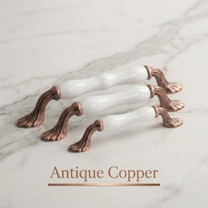 White Ceramic Cabinet Handles Chrome Drawer Pulls Silver Kitchen Hardware Modern Farmhouse Dresser Knobs Elegant Bathroom Cabinet Pull