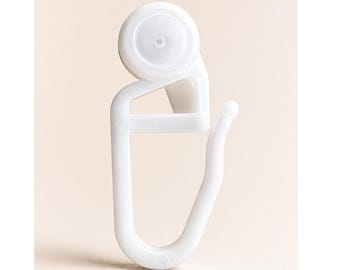 rewagi® Gardinenröllchen Ø 8 mm – 27 mm – 4 mm Laufnut – 100 Stück – Weiß – Innenlauf Gardinenschienen – Made in Germany