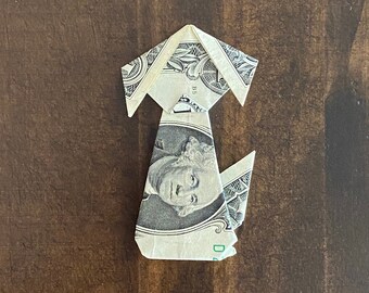 Money Origami Dollar Bill Dog