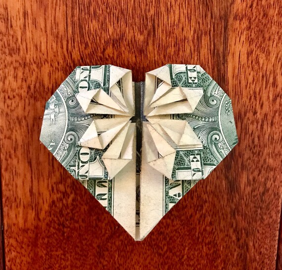 Money Origami Dollar Bill Heart