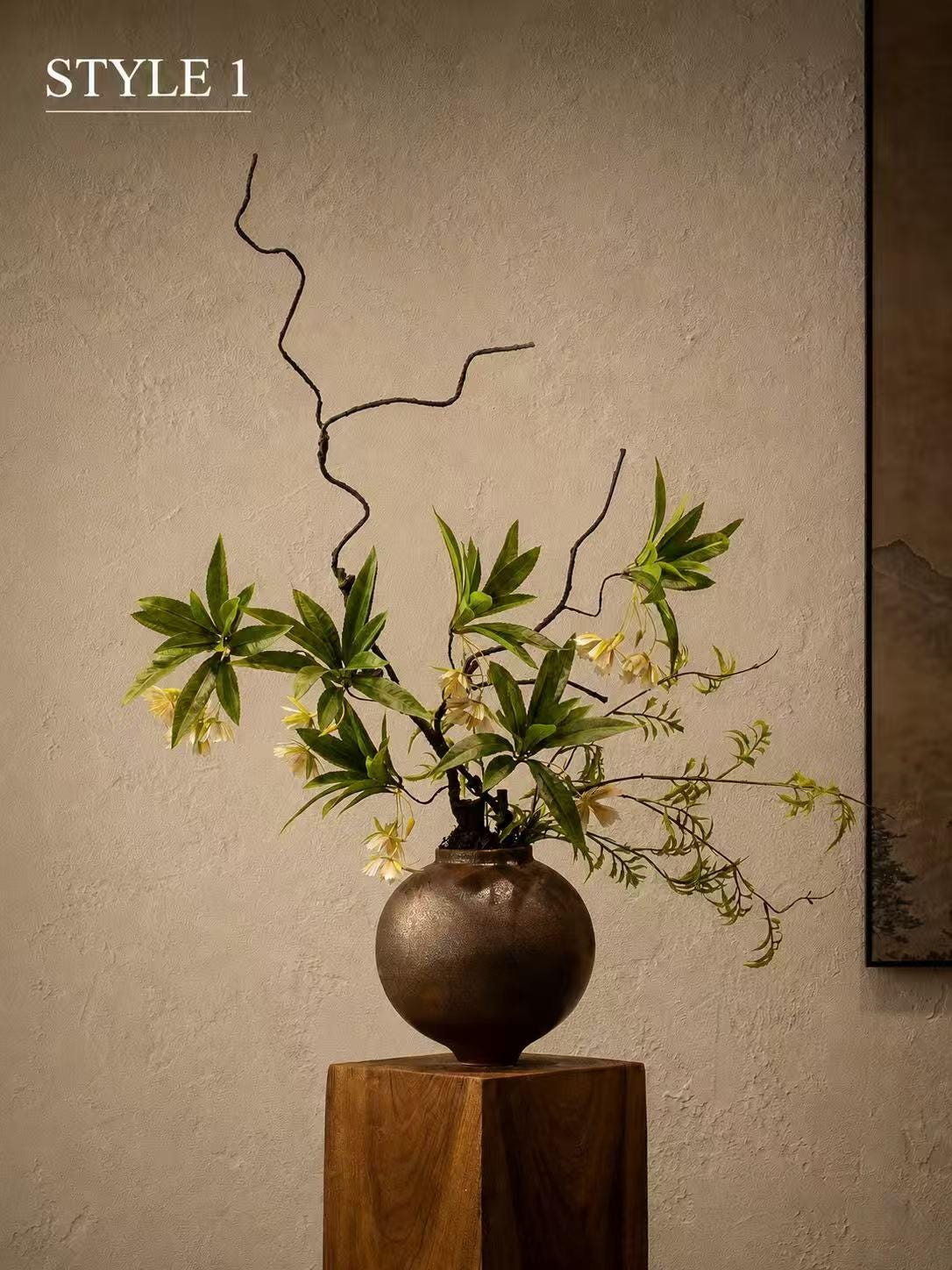 Japanese Ikebana Artificial Flower Arrangements - Etsy Canada