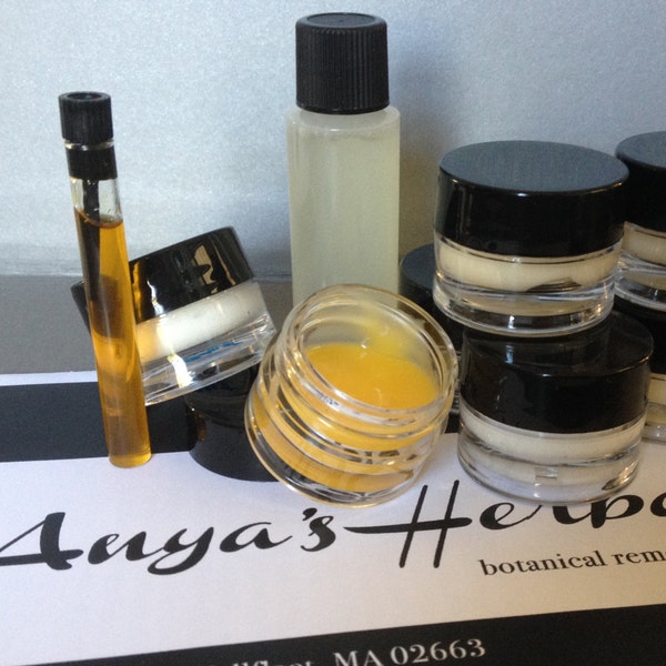 Organic Skincare Sampler Set, Natural Skin Care Samples, Anya's Herbals