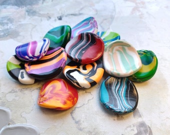 Worry Stone Fidgets, Sets of 3 or 6 for calming, stress relief, anxiety, sensory input, relaxation