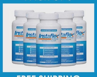 5 Pack Instaflex Advanced Joint Support Formulated Joint Relief Supplement 30 Capsules