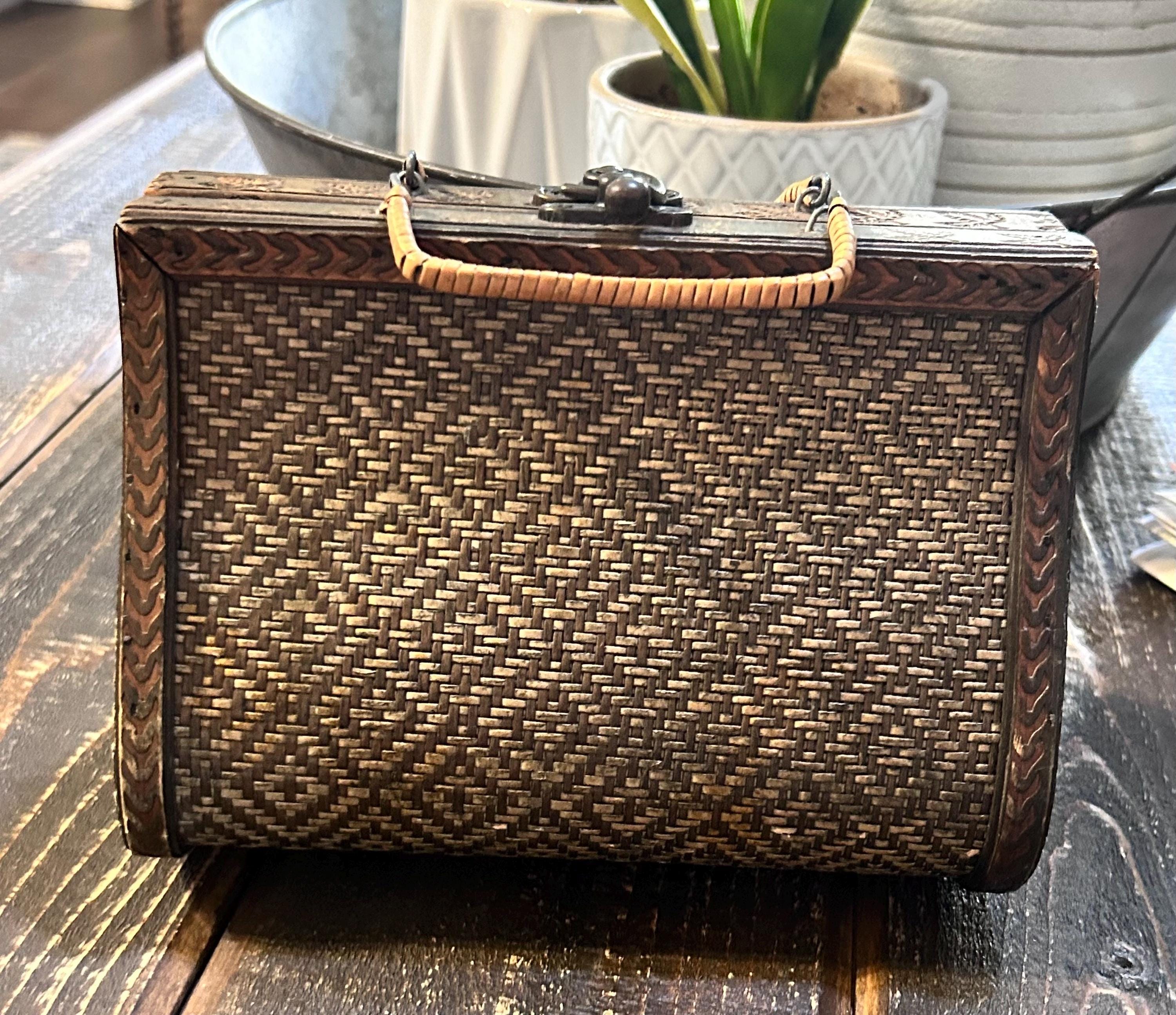 Bamboo wood purse deals