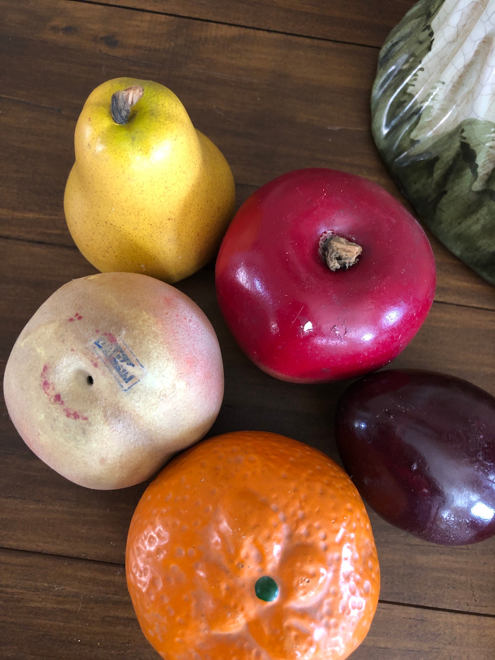 vintage ceramic fruit
