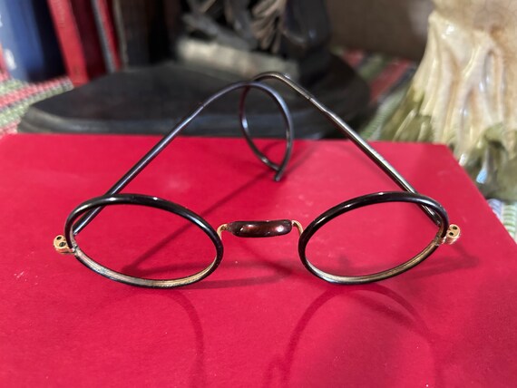 Antique eyeglass frames SMALL spectacle frames Vi… - image 3