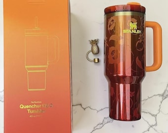 Stanley x Karol G 40 oz Tumbler, Floral Design, Viral Cup, Gift for her