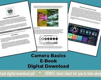 Beginner Photography Guide – Camera Settings Explained PDF | Learn Aperture, ISO And Shutter Speed | Cheat Sheet