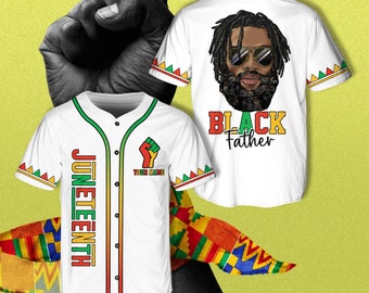 Personalized Black History Month Baseball Jersey Custom Juneteenth 1865 Jersey Matching Outfit Gift For African Afro Family Baseball Player