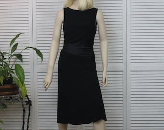 Vintage Black Sleeveless Dress Size 2 by Kay Unger