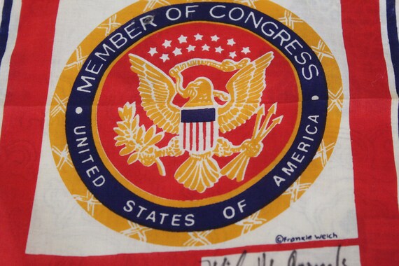 Vintage Frankie Welch Member of Congress Handkerc… - image 3