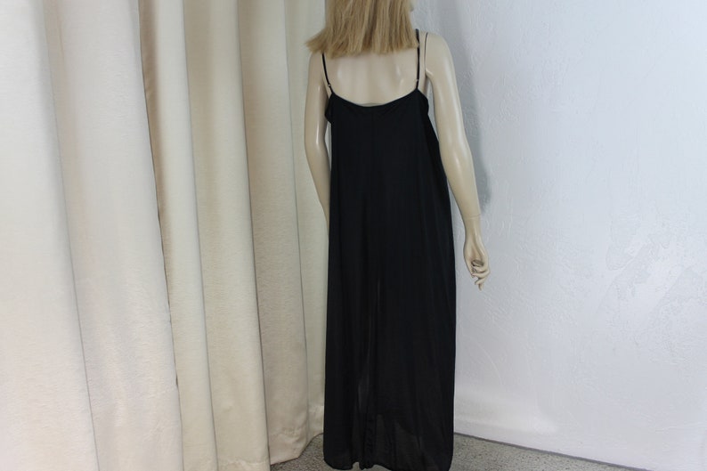 Vintage Black Nightgown Plus Size