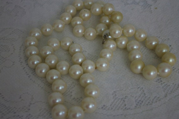 Long Mix Color faux Pearl Necklace, Extra Long Pearl Necklace – Chandras  Treasures