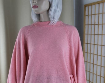 Vintage Peach/Pink Lambswool Blend Pullover Sweater Size M/L