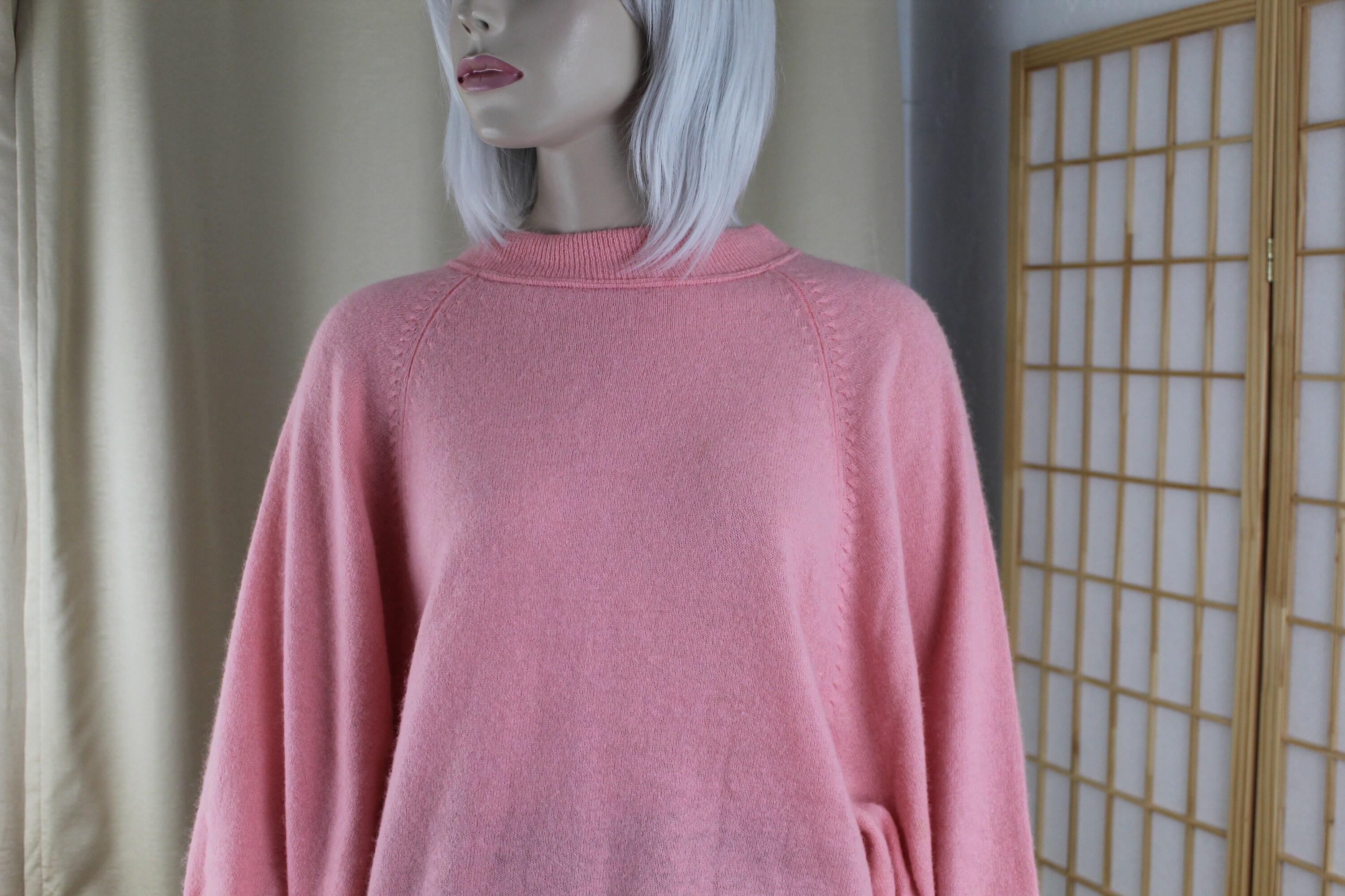 peach pullover sweater