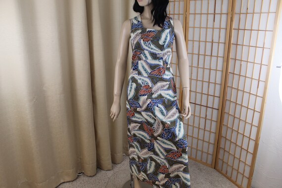 Vintage Hilo Hattie Sleeveless Dress Size 16 - image 6