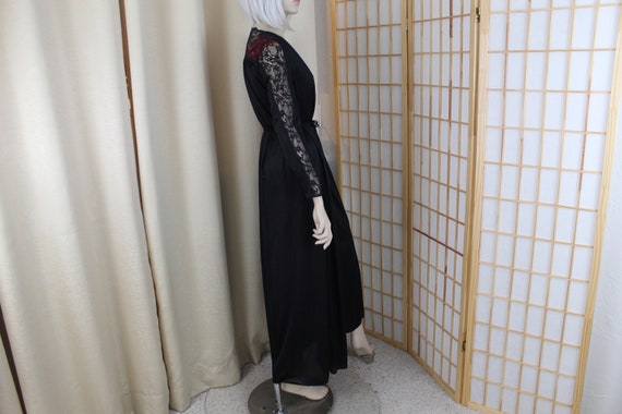 Vintage Maidenform Dreamwear Long Black Nylon Pei… - image 3