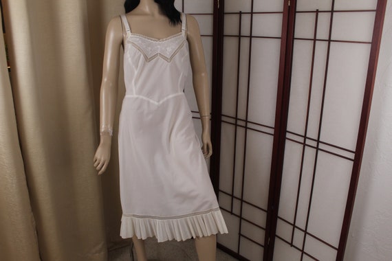 Vintage Slip Dress Penney's Gaymode Fitted Bodice Lingerie Shapewear 38  Small