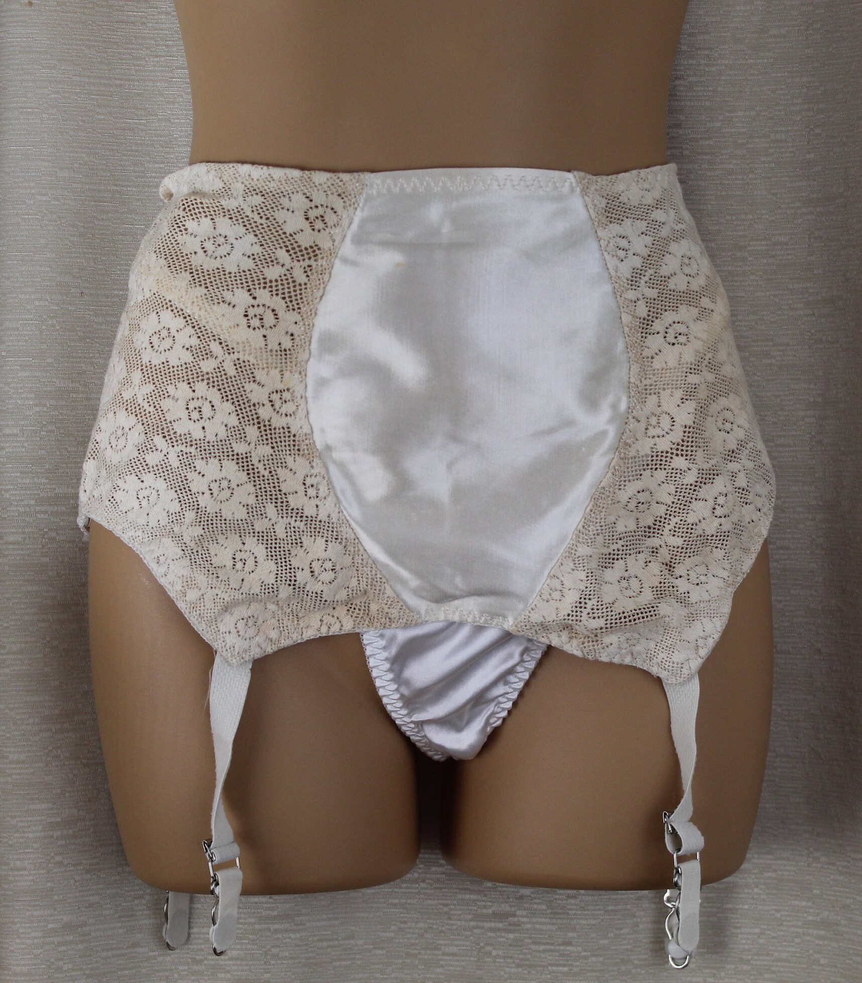 Flexnit Vintage Open Bottom Garter Girdle 