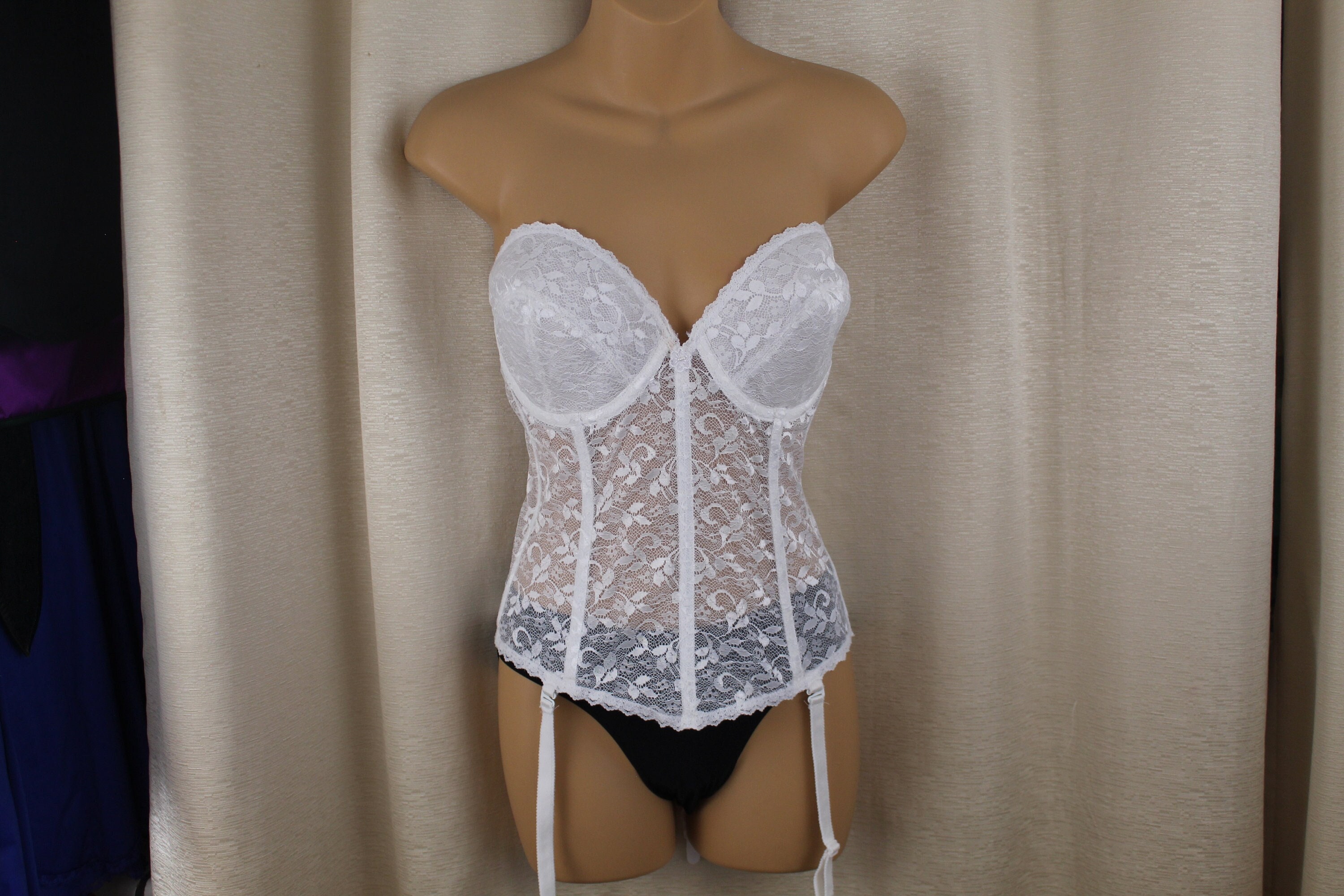 Vintage New With Tags Glamorise Wonderwire Full Support Lace Bra