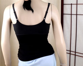 Vintage Spanx offene Büste schwarz Cami Größe SMALL Neu mit Etikett