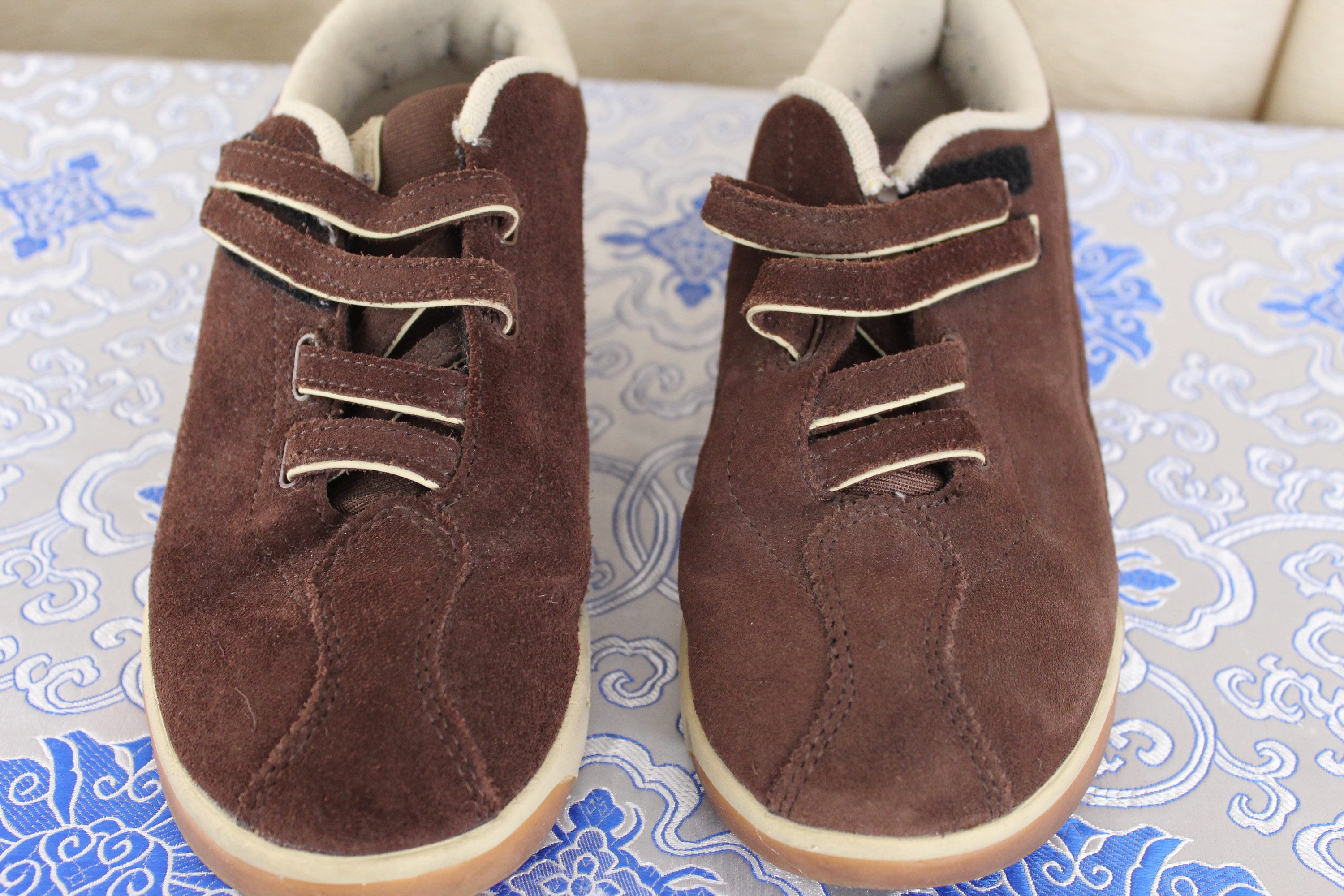 Vintage Kangaroos Roos Brown Suede Leather Sneakers Size 7 USA | Etsy