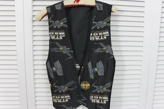 Vintage 1997 Star Wars Men's Vest Rare Official S… - image 1