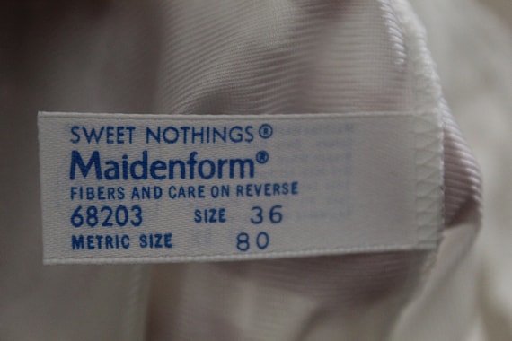 Vintage Maidenform Sweet Nothings White Cami Size 36 1970's USA