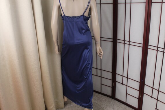 Vintage 1970's Long Empire Nightgown by Gillies Blue … - Gem