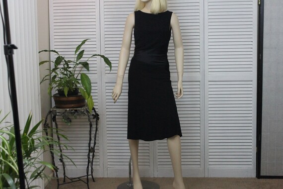 Vintage Black Sleeveless Dress Size 2 by Kay Unger