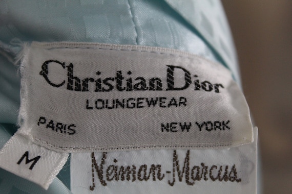 Vintage Christian Dior  Neiman-Marcus Satiny Robe… - image 9