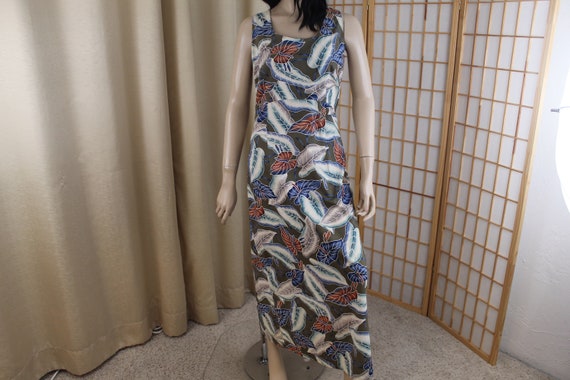 Vintage Hilo Hattie Sleeveless Dress Size 16 - image 2