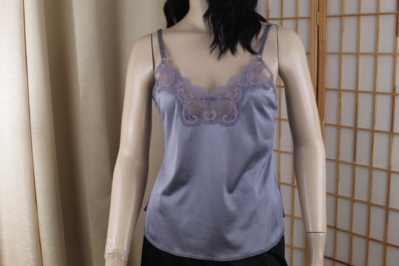 Vintage Maidenform Sweet Nothings Cami Size 34 1980's Gray 