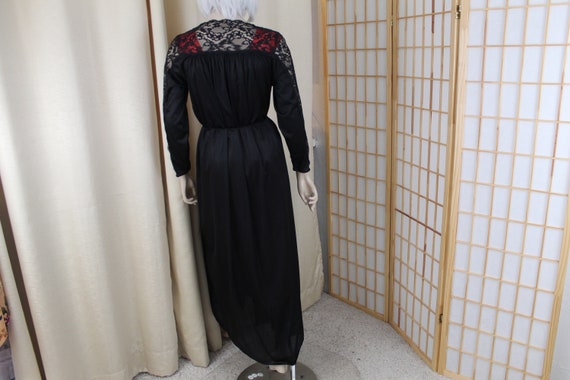 Vintage Maidenform Dreamwear Long Black Nylon Pei… - image 4