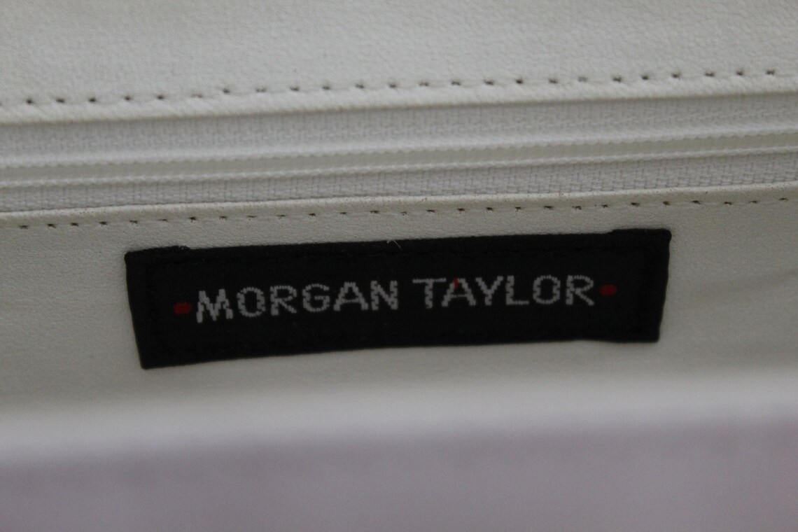 Vintage Morgan Taylor White Leather Cross Body Hand Bag - Etsy