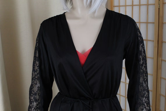 Vintage Maidenform Dreamwear Long Black Nylon Pei… - image 6