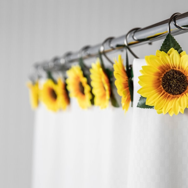 Sunflower Shower Curtain Etsy