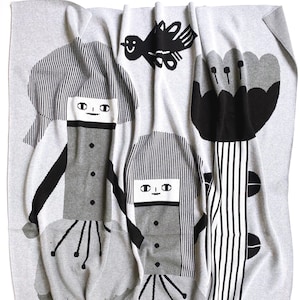 You're My Flower, Blanket - Large Knit Throw