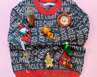 Wordy 'Christmas' knit Sweater