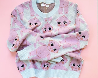 Kewpie Doll knit Sweater