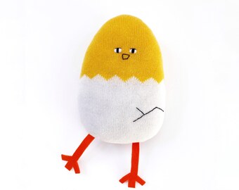 Egbert the Egg - Lambswool Knit Plush Toy